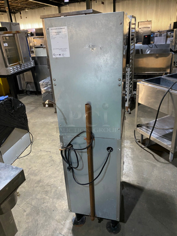 Hoshizaki Commercial Refrigerated Ice Maker/Dispenser And Water Dispenser! All Stainless Steel! On Legs! Model: DCM-270BAH-OS SN: T02447H 115/120V 60HZ 1 Phase - Image 3 of 6