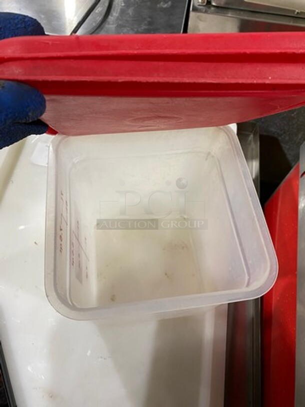 Clear Poly 7.5QT Food Container! - Image 3 of 4