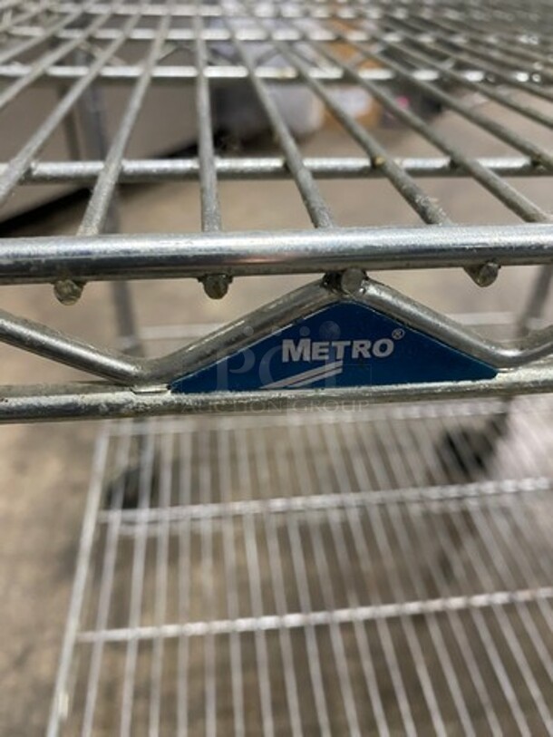 Metro Commercial Metal 5 Tier Shelf! On Casters! BUYER MUST DISMANTLE! PCI CANNOT DISMANTLE FOR SHIPPING! PLEASE CONSIDER FREIGHT CHARGES! - Image 5 of 5