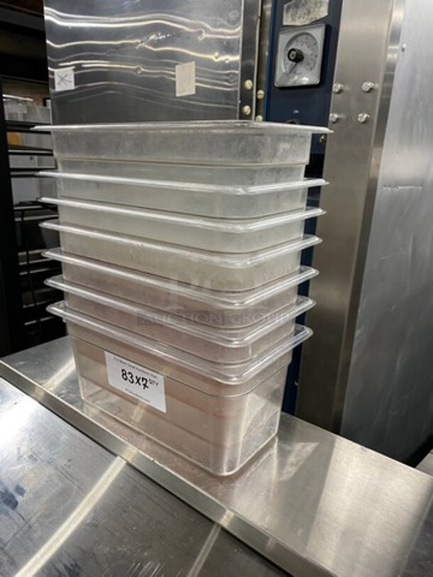 Clear Poly Food Containers! 7x Your Bid! - Image 2 of 6