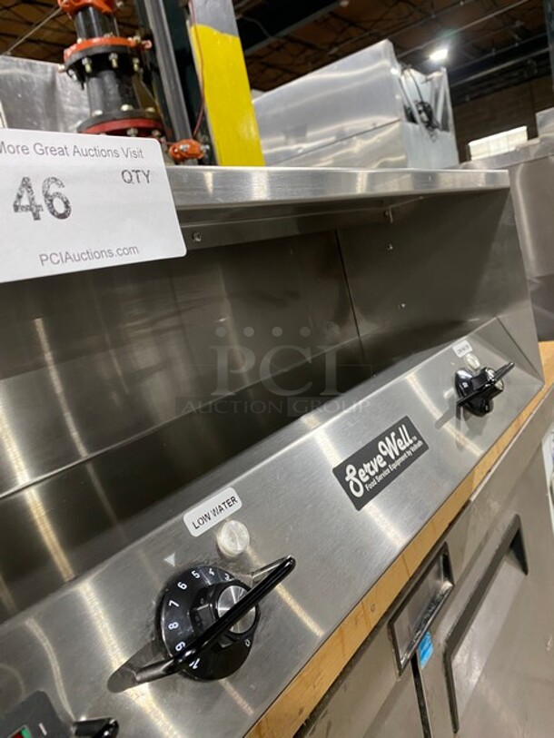 Vollrath All Stainless Steel Serve well CounterTop Steam Table! MODEL 38002 SN: J15001188051002 120V - Image 7 of 10