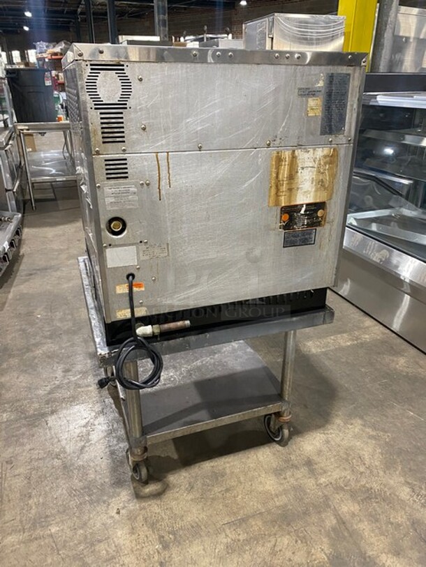 Moffat Turbofan Single Deck! Natural Gas Convection Oven with Steam Injection! 120V! 60HZ! 1Phase! Model G32Ms Serial 401701! On Stand With casters!  - Image 3 of 11