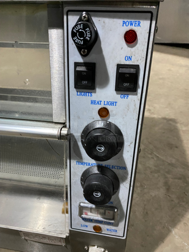 Commercial Countertop Heated Food Display Case! Front And Back Access Doors! Stainless Steel Body! - Image 7 of 9