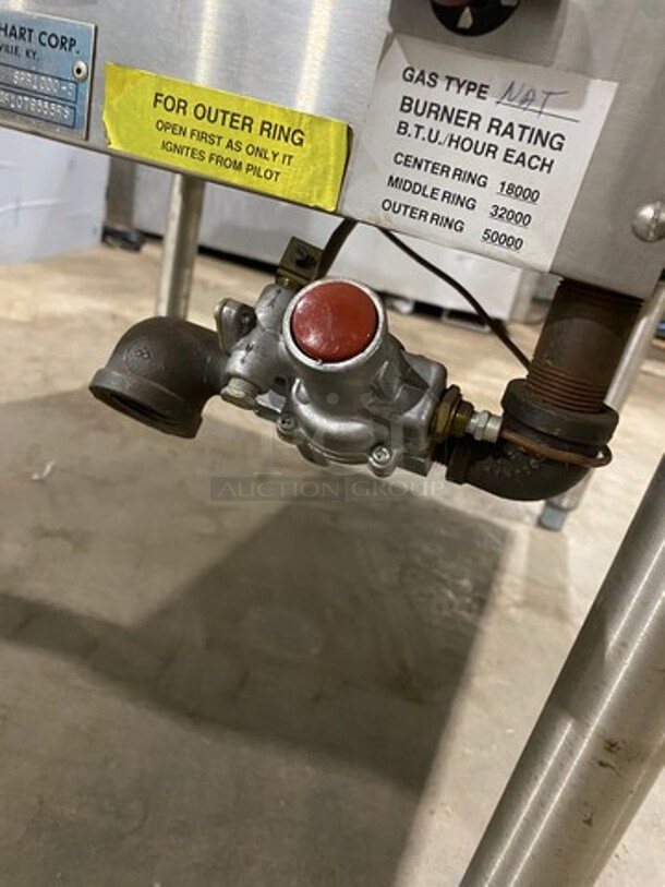 WOW! BRAND NEW! NEVER USED! Vulcan Commercial Natural Gas Powered 5 Ring Jet Burner Stock Pot! All Stainless Steel! On Legs! Model: SPR10005 SN: 481079555RS - Image 8 of 10