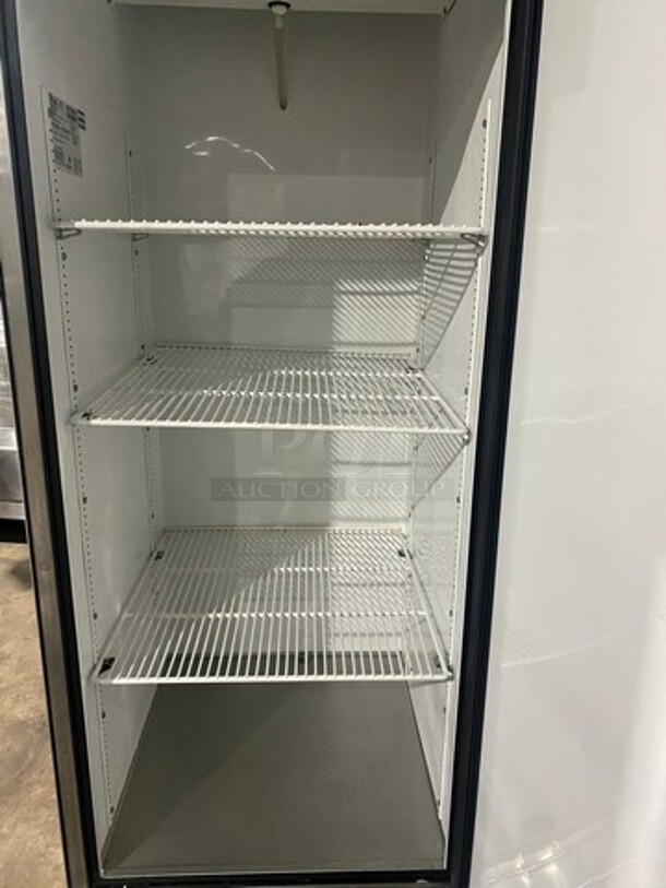 True Commercial Single Door Reach In Refrigerator! With Poly Coated Racks! All Stainless Steel! On Casters! Model: T23 SN: 5279908! 115V 60HZ 1 Phase!
 - Image 5 of 10