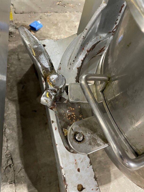 30 Quart Commercial Floor Style Planetary Mixer! With Stainless Steel Wire Whisk & Aluminum Flat Beater Attachment! With Stainless Steel Mixing Bowl! 110/220V 1 Phase! - Image 7 of 10