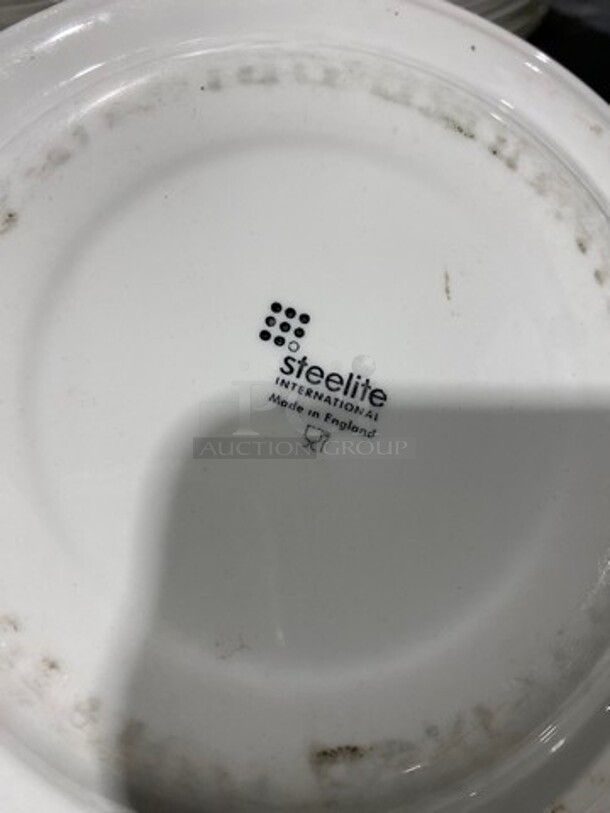 ALL ONE MONEY! Small White Dessert Plates! - Image 4 of 4
