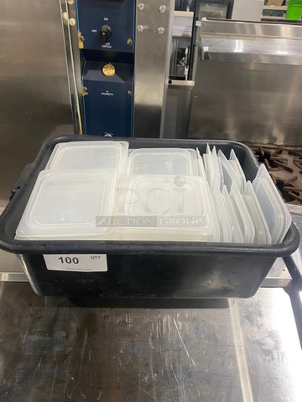 ALL ONE MONEY! Cambro Clear Poly Food Container Lids! - Image 2 of 6