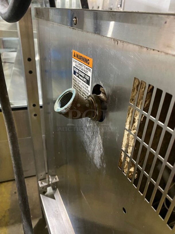 2016 Accutemp All Stainless Steel Commercial Electric Powered Double Deck Steame! Om Stand With Legs! 440/480 Volts, 3 Phase! 2 X Your Bid Makes One Unit!  - Image 8 of 11