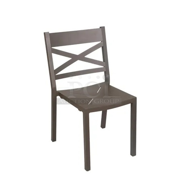 19 BRAND NEW! BFM Seating PH802CBZ Brown Fresco Outdoor Chair. 19 Times Your Bid! - Image 1 of 5