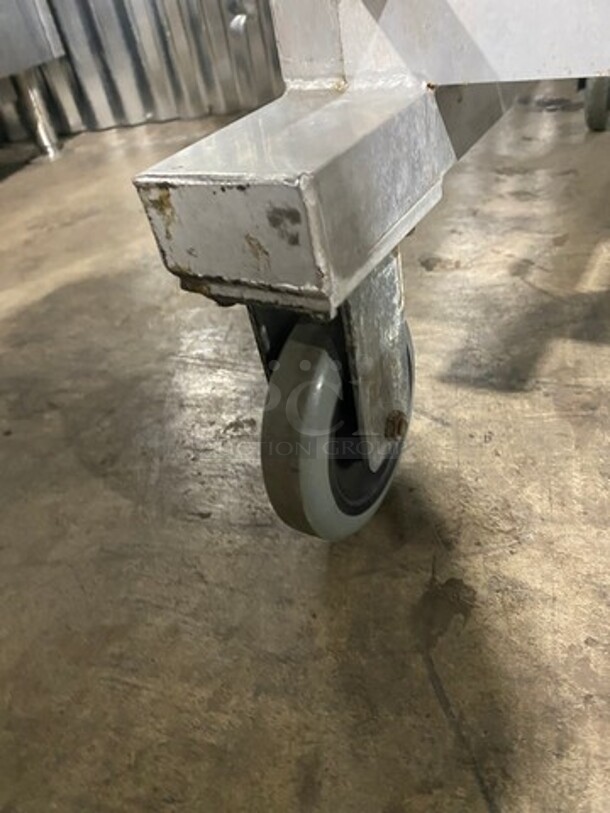 Commercial Speed Rack! With Can Opener On Top! On Casters! - Image 8 of 8