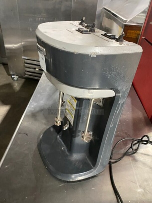Hamilton Beach Commercial Countertop Professional 3 Spout Beverage/ Milkshake Mixer! Model: HMD400 SN: E0221L00274 120V - Image 2 of 8