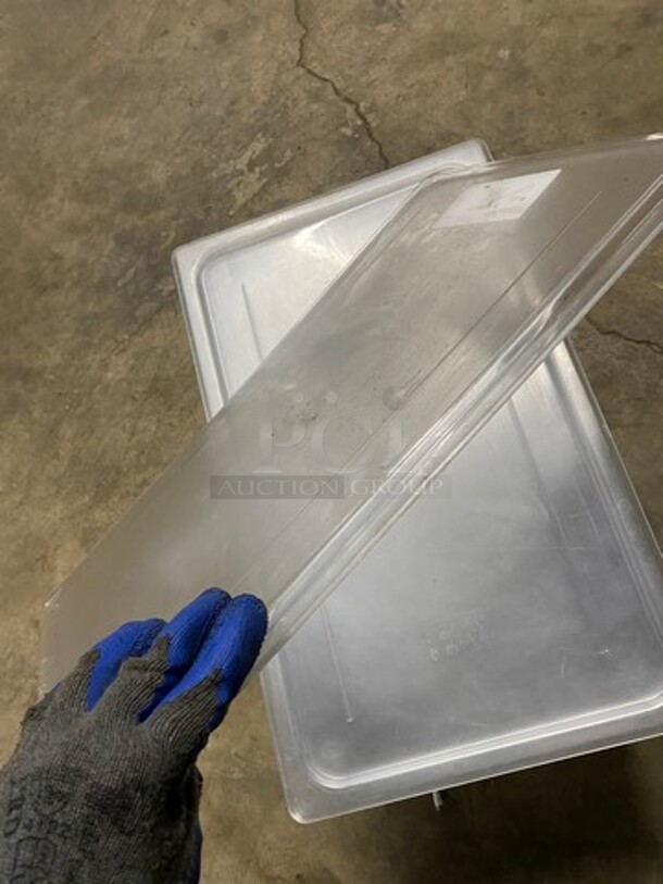 Cambro Clear Poly Food Container Lids! 10x Your Bid! - Image 3 of 5
