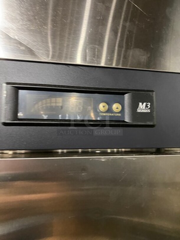 Turbo Air Commercial 2 Door Reach In Cooler! With Poly Coated Racks! All Stainless Steel! On Casters! Model: M3R472 SN: M3R4L46115 115V 60HZ 1 Phase - Image 9 of 10