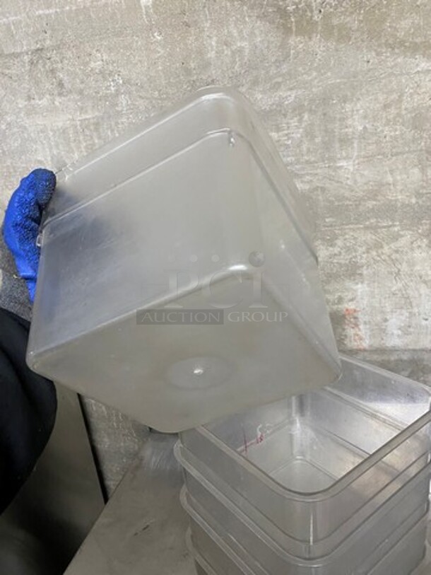 Cambro Clear Poly Food Containers! 5x Your Bid! - Image 5 of 6