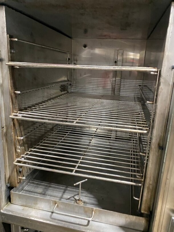SWEET! Nuvu Commercial Dual Cabinet Cook-N-Hold Oven! All Stainless Steel! Model SC14 Serial 706150010916! 208V 1Phase! WORKING WHEN REMOVED! - Image 8 of 9