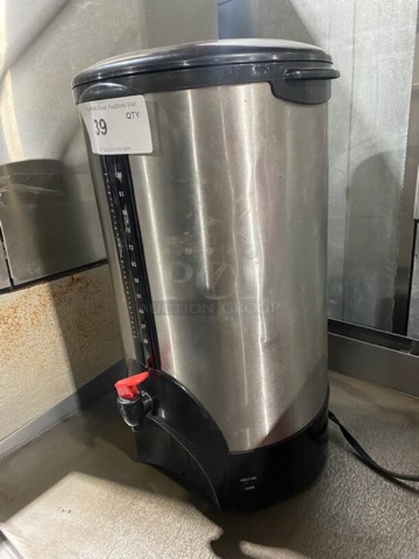 Dominion Commercial Countertop Coffee Urn! All Stainless Steel! Model: DK100 120V - Image 2 of 7
