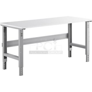 BRAND NEW SCRATCH & DENT! Lavex 257WBT3072L 30" x 72" Replacement Laminate Square Edge Heavy-Duty Workbench Top. Packaging is damaged. Units may be missing parts. 3x Your Bid