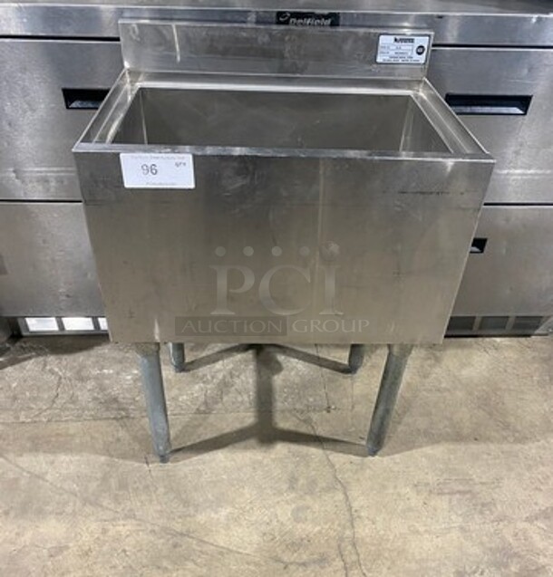 Krowne All Stainless Steel Ice bin! On legs! MODEL 1824 SN:08030006015 - Image 1 of 7