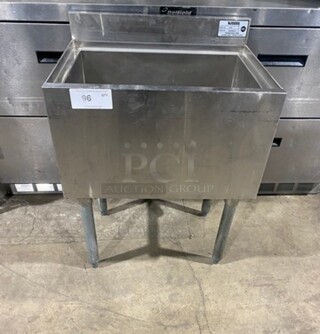 Krowne All Stainless Steel Ice bin! On legs! MODEL 1824 SN:08030006015
