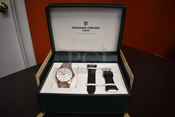 BRAND NEW IN BOX! Frederique Constant Highlife Automatic Men's FC-303V4NH2B Watch Includes Extra Strap