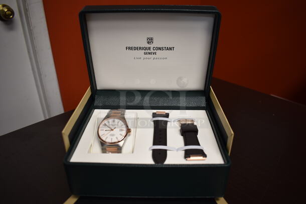 BRAND NEW IN BOX! Frederique Constant Highlife Automatic Men's FC-303V4NH2B Watch Includes Extra Strap - Image 1 of 8