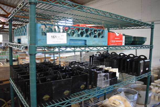 ALL ONE MONEY! Lot of 2 Tier of Various Items Including Poly Food Baskets, Jelly Holders and Sugar Caddies - Image 1 of 6