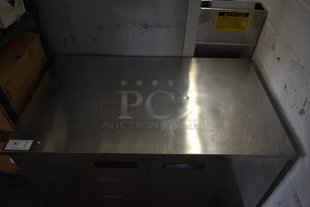 2011 Delfield UC4048-STAR Stainless Steel Commercial 2 Door Undercounter Cooler on Commercial Casters. 115 Volts, 1 Phase. Tested and Working! - Image 2 of 6
