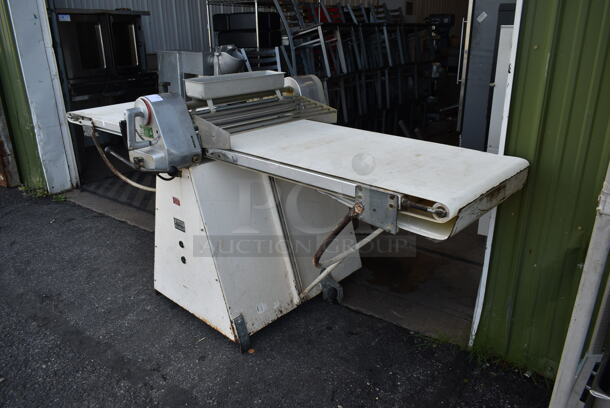 Rondo Seewer S Metal Commercial Floor Style Reversible Dough Sheeter on Commercial Casters. 220-250 Volts, 3 Phase. - Image 3 of 12