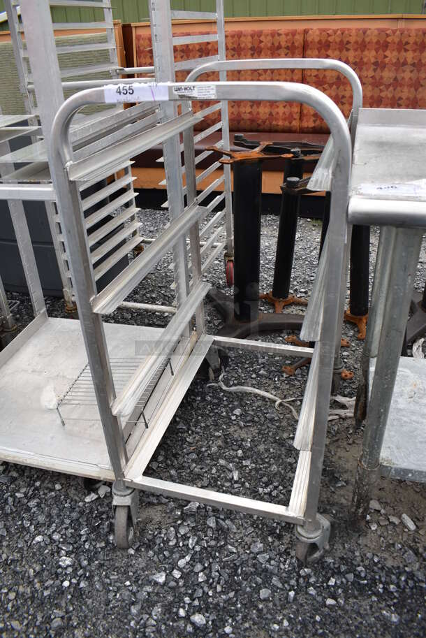 Metal Commercial Pan Transport Rack on Commercial Casters. 19x26x41 - Image 4 of 6