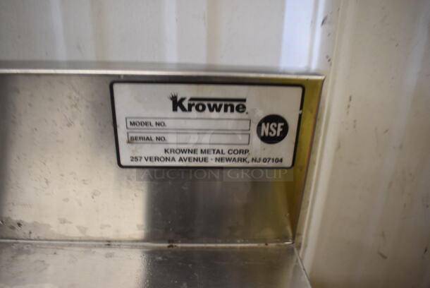Krowne Stainless Steel Commercial Drain Board. 36x21x34 - Image 4 of 4