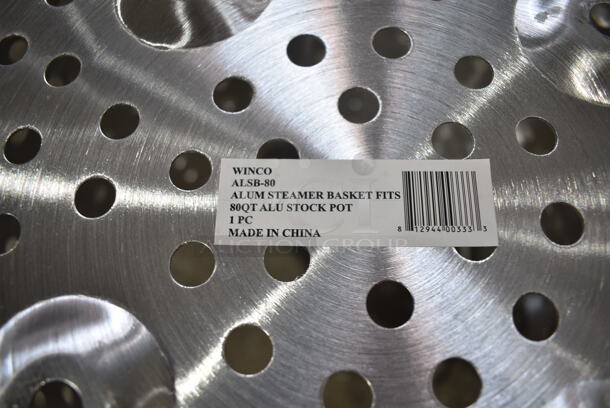 6 BRAND NEW! Metal Items; 5 Steamer Pot Inserts and 1 Stock Pot. 6 Times Your Bid! - Image 4 of 9
