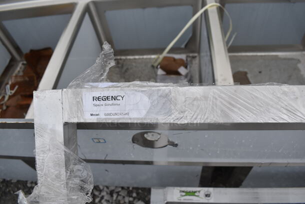2 BRAND NEW SCRATCH AND DENT! Regency Metal Dunnage Racks; 600DUN244812 and 600DUN245412. One Is Missing Legs. 2 Times Your Bid! - Image 5 of 5