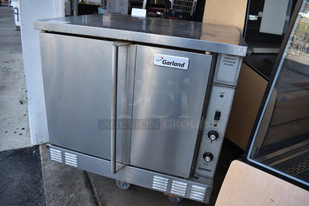 2015 Garland Sunfire SCO-GS-10S Stainless Steel Commercial Natural Gas Powered Full Size Convection Oven w/ Solid Doors, Metal Oven Racks and Thermostatic Controls. 38x42x32 - Image 8 of 8