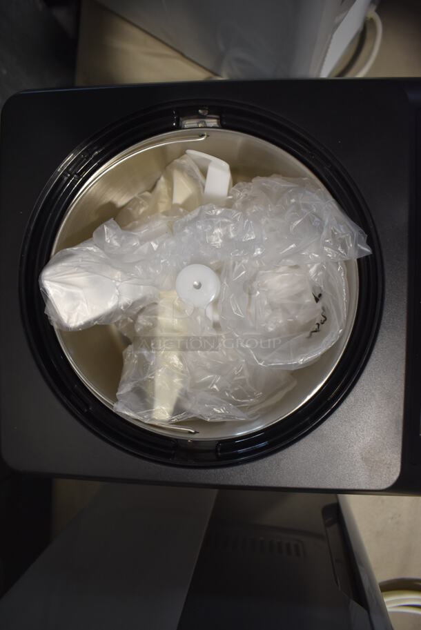 BRAND NEW SCRATCH AND DENT! Whynter ICM-201SB Stainless Steel Commercial Countertop Ice Cream Maker. 110-120 Volts, 1 Phase. Tested and Working! - Image 4 of 6