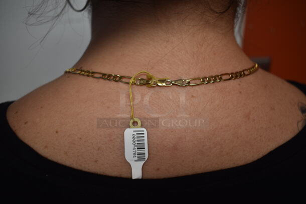 BRAND NEW! 24" 14K Yellow Gold Link Necklace - Image 3 of 4
