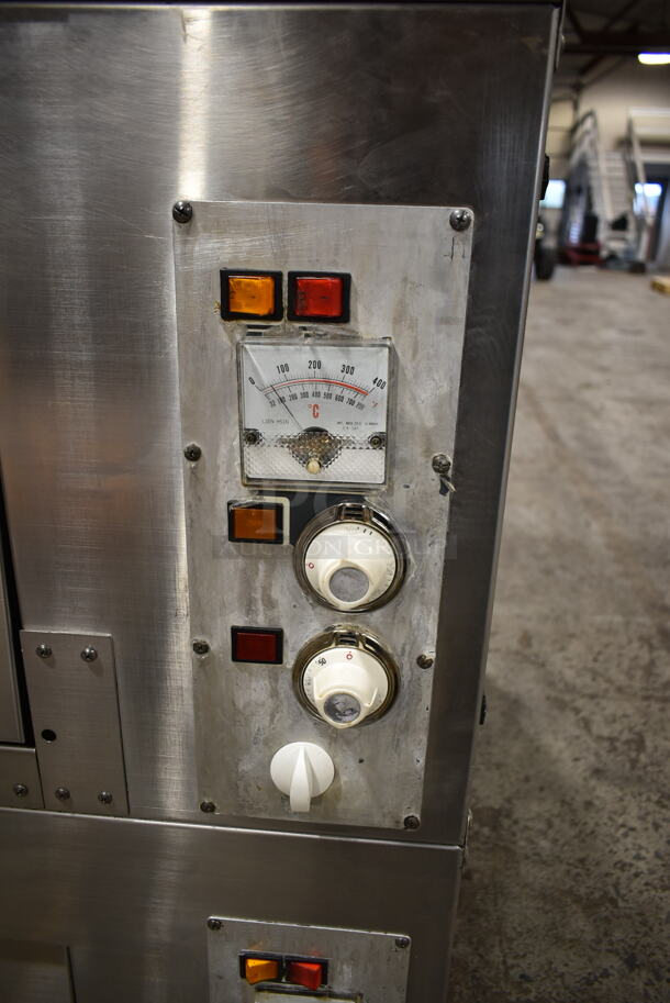 3 Stainless Steel Commercial Electric Powered Bakery Oven on Commercial Casters. 240 Volts, 1 Phase. 3 Times Your Bid! - Image 10 of 12