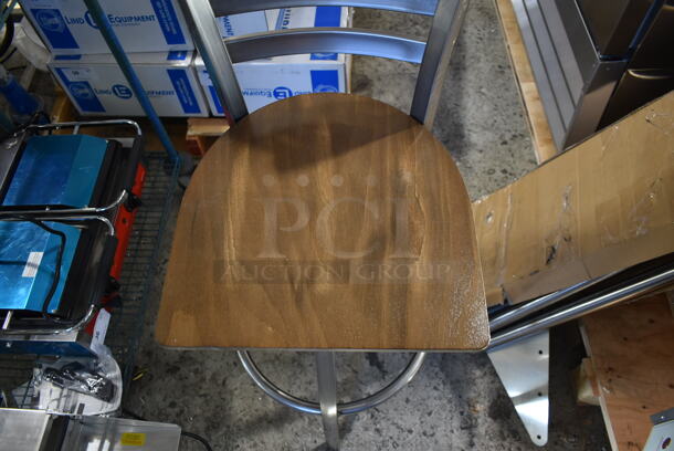 4 BRAND NEW SCRATCH AND DENT! Stools. Comes w/ 5 Plywood Seats. 4 Times Your Bid! - Image 7 of 8