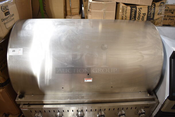 BRAND NEW SCRATCH AND DENT! Backyard Pro CPBQ-48 48" Stainless Steel Liquid Propane Outdoor Grill With Roll Dome - Image 9 of 11