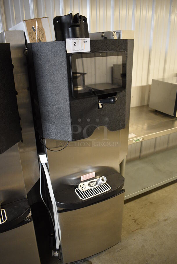 2017 Taylor Model C709-27 Stainless Steel Commercial Air Cooled Single Flavor Soft Serve Ice Cream Machine w/ Taylor Model C20100-WFB 10 Head Flavor Blast and Color Touch Panel for Flavor Burst on Commercial Casters. 208-230 Volts, 1 Phase. 23x33x61 - Image 2 of 10
