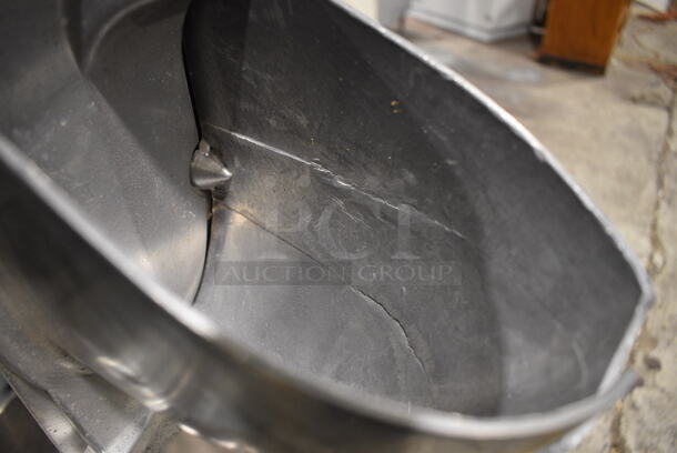 Hobart P660 Metal Commercial Floor Style 60 Quart Planetary Dough Mixer w/ Pelican Head, Dough Hook and Stainless Steel Mixing Bowl. 208 Volts, 1 Phase. 29x60x57 - Image 9 of 12