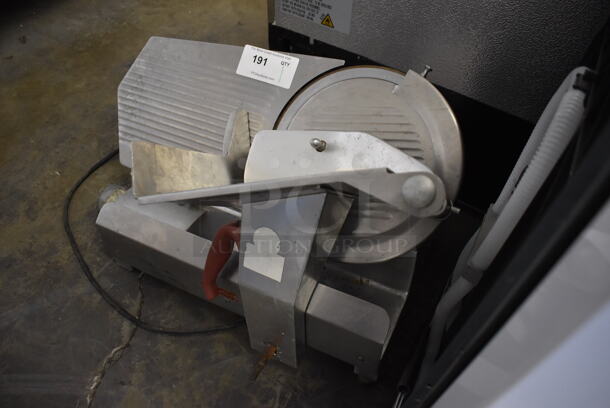 Fleetwood Stainless Steel Commercial Countertop Meat Slicer. 115 Volts, 1 Phase. 25x18x20. Tested and Working! - Image 4 of 6