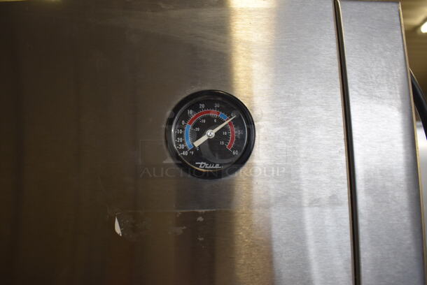 2012 True TG1R-1S ENERGY STAR Stainless Steel Commercial Single Door Reach In Cooler w/ Poly Coated Racks on Commercial Casters. 115 Volts, 1 Phase. 29x35x83. Tested and Working! - Image 7 of 8