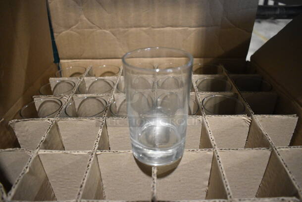 54 BRAND NEW IN BOX! Libbey Split 6 oz Beverage Glasses. 2.75x2.75x4. 54 Times Your Bid!
