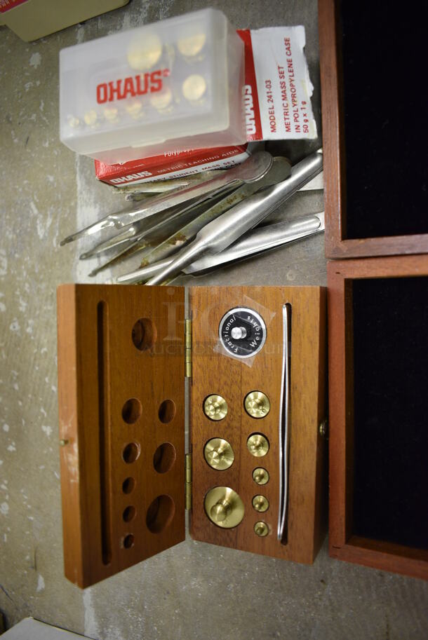ALL ONE MONEY! Lot of Ohaus 241-03  Metric Mass Set In Polypropylene Case (Main Building)  - Image 3 of 5