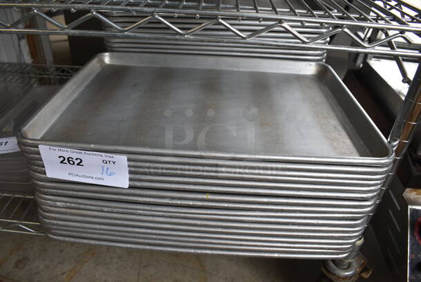 12 Metal Half Size Baking Pans. 13x18x1. 12 Times Your Bid! - Image 1 of 3