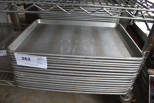 12 Metal Half Size Baking Pans. 13x18x1. 12 Times Your Bid!