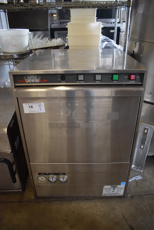 CMA UC65e ENERGY STAR Stainless Steel Commercial Undercounter Dishwasher. 115/208-230 Volts, 1 Phase. 24x25x32 - Image 2 of 9