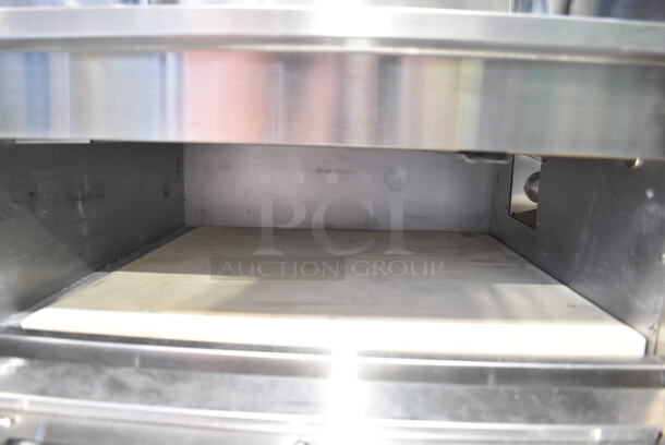 2024 Crosson CPO-320 Stainless Steel Commercial Countertop Electric Powered 2 Deck Pizza Oven w/ Cooking Stones. 120 Volts, 1 Phase. Tested and Working! - Image 5 of 7