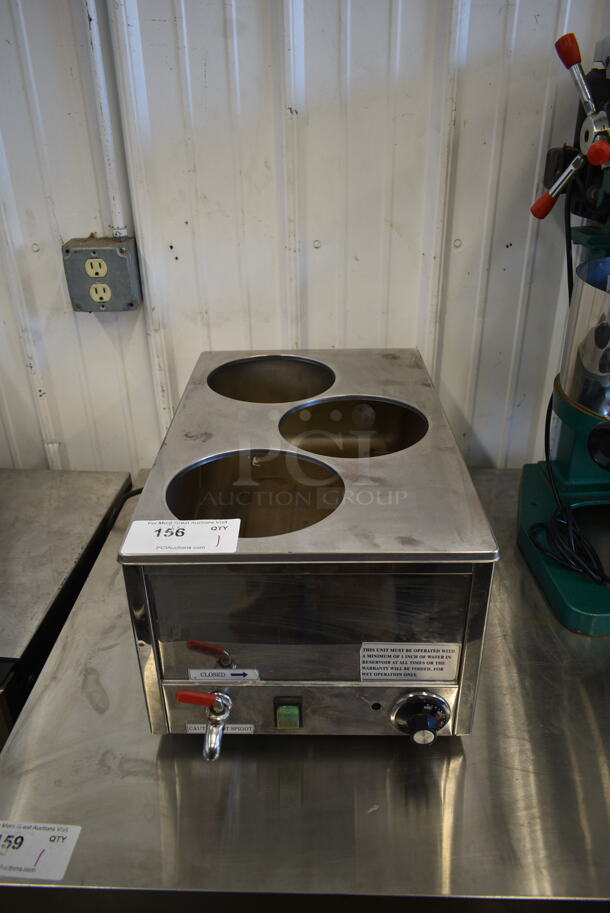 Alfa FW9003 Stainless Steel Commercial Countertop Food Warmer. 120 Volts, 1 Phase. Tested and Working! 